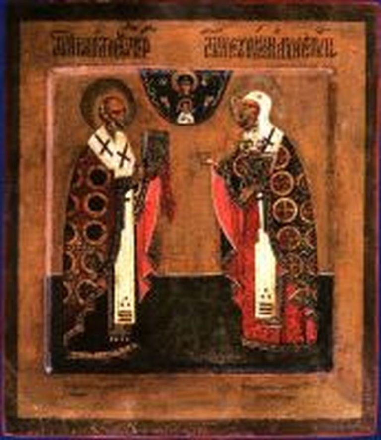 Икона свт. Николая и свт.Евфимия